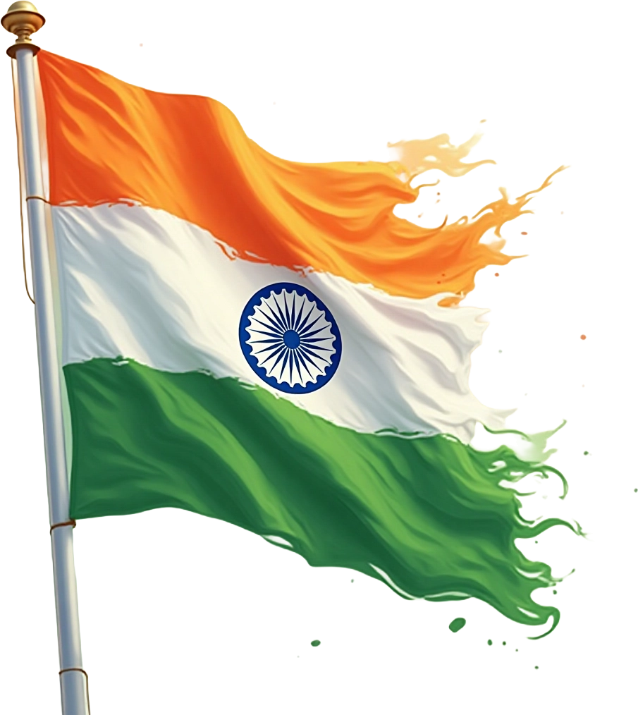 Indian Flag Waving